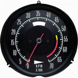 Corvette instrument/omdrejningst�ller 1968-1982