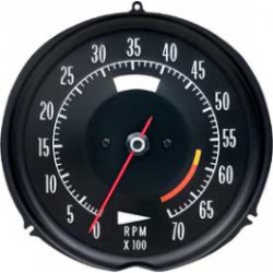 Corvette instrument/omdrejningst�ller 1968-1982