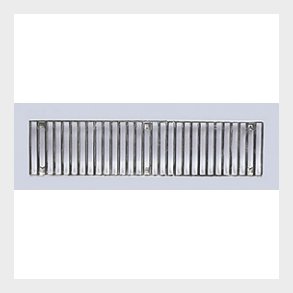 Corvette Hood Grille, Rear, Chrome, 1973-1976 