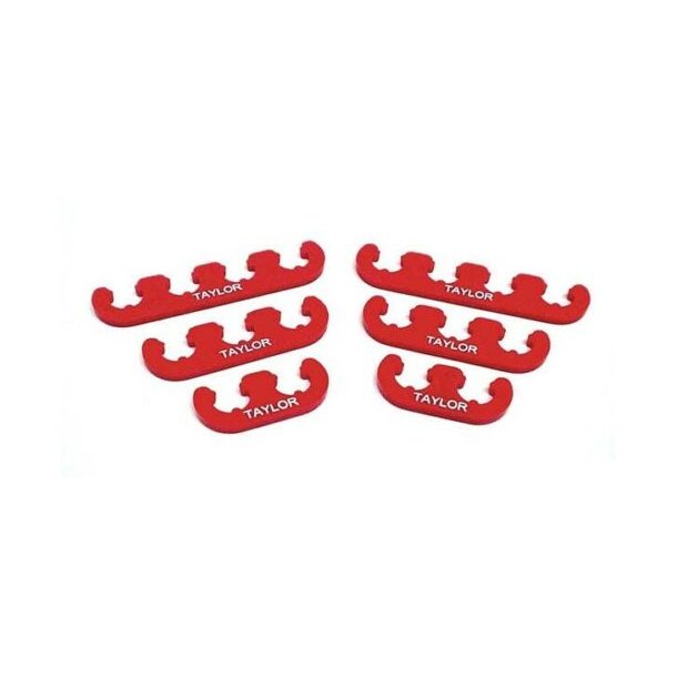 Tndkabel holder i rd plast til 10.4 mm. kabler (Taylor 42829)