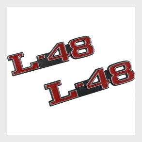 Corvette Hood Emblems, L-48, 73-82