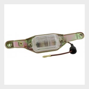 Corvette Nummerplade lygte med glas 1972-73