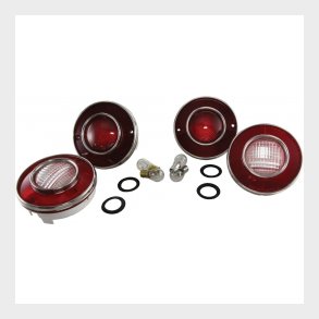 Corvette Bag og bak lygte glas, s�t koplet med p�re 1975-79