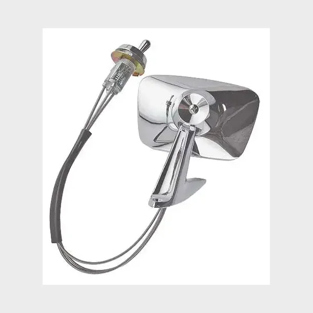 Sidespejl venstre Mustang m.m. 1967 til 1968 (64-41199 - C7AC-17696-ERC - C7ZZ-17696-L)