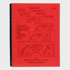 Corvette Digital cluster guide book 1984-89
