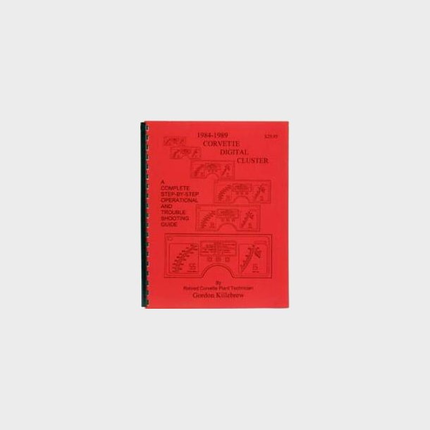 Corvette Digital cluster guide book 1984-89