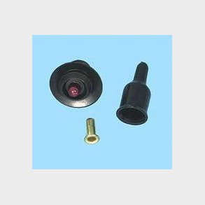 Corvette Lens Kit, Red Fiber Optic, 1968-71 