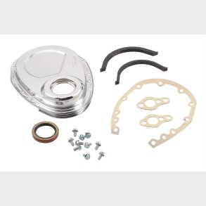 Timing cover Chrome Chevrolet S/B ( Mr. Gasket 4590 - RPC R4932 - 42353)