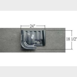 Rep. stk. bund h�jre bag Mustang 1964 til 1970 (Sherman 465-45R - 