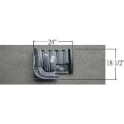 Rep. stk. bund hjre bag Mustang 1964 til 1970 (Sherman 465-45R - 