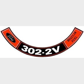 Emblem / decals for luftfilter Ford 1970 til 1971 (Mac&acute;s 64-47046 - 47046)