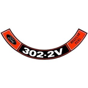 Emblem / decals for luftfilter Ford 1970 til 1971 (Macs 64-47046 - 47046)