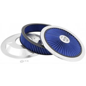 Luftfilter chrome m. bl filter 14 x 3