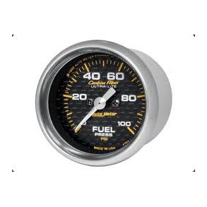 Auto Meter Carbon Fiber Brndstoftryk 2-1/16