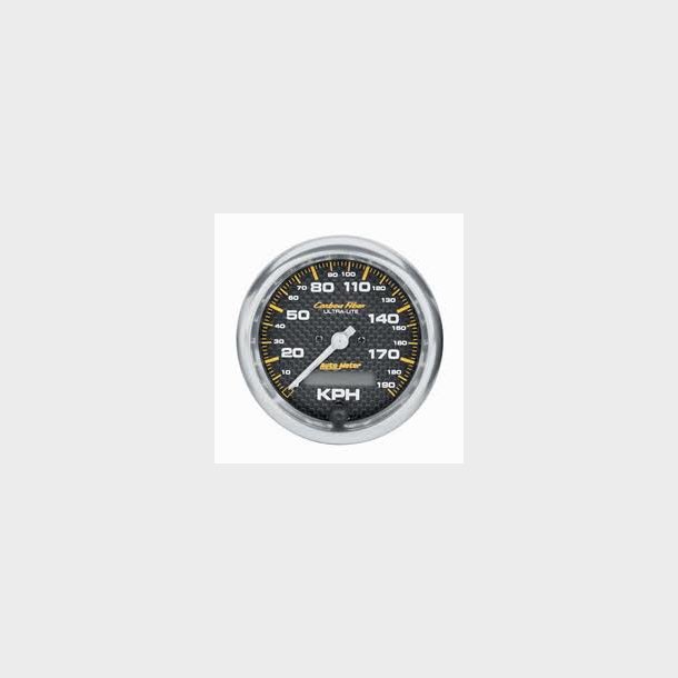 Auto Meter Carbon Fiber Speedometer 3-3/8" dia. 4787M