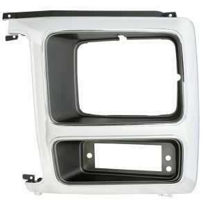 Lygterand venstre Chrome / gr� Ford truck 1980 til 1986 (LMC 49-6786)