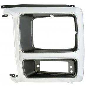 Lygterand venstre Chrome / gr Ford truck 1980 til 1986 (LMC 49-6786)