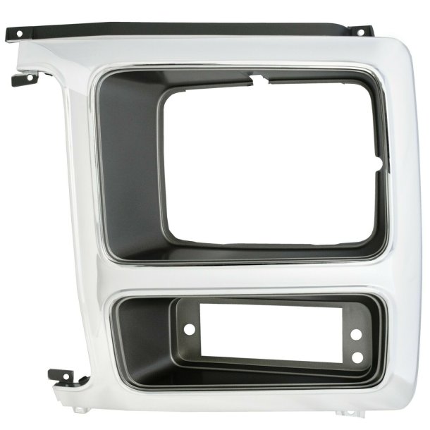 Lygterand venstre Chrome / gr� Ford truck 1980 til 1986 (LMC 49-6786)