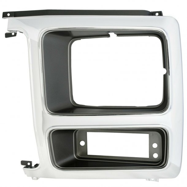 Lygterand venstre Chrome / gr Ford truck 1980 til 1986 (LMC 49-6786)