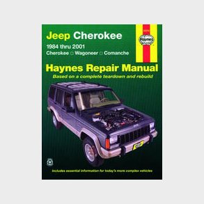 Haynes Reparations H�ndbog, Jeep Cherokee 1984 til 2001 (Benzin)