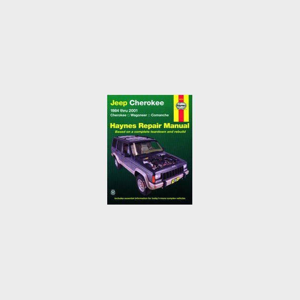 Haynes Reparations H�ndbog, Jeep Cherokee 1984 til 2001 (Benzin)
