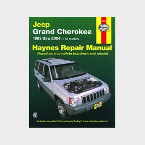 Haynes Reparations H�ndbog, Jeep Grand Cherokee 1993 til 2004 (Benzin)