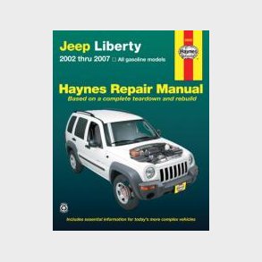 Haynes Reparations H�ndbog, Jeep Liberty & Cherokee 2002 til 2007 (Benzin)