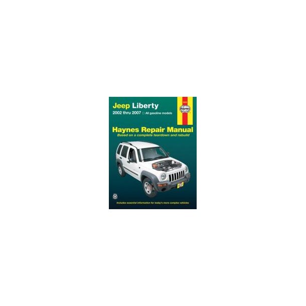 Haynes Reparations Hndbog, Jeep Liberty &amp; Cherokee 2002 til 2007 (Benzin)