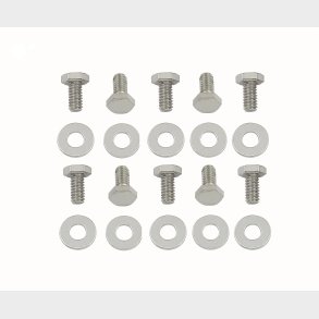 Bolts�t timing cover Chevrolet S/B & B/B Chrome (Mr. Gasket 5008)