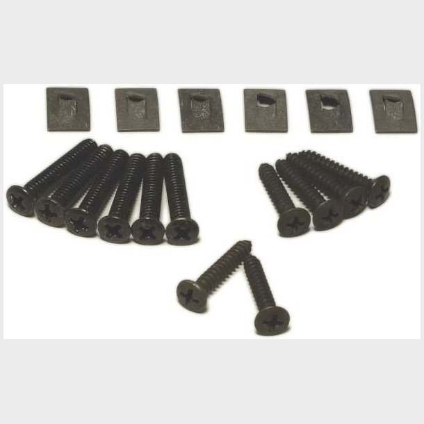 Corvette Rocker Panel Molding Screw Kit.