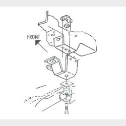 Body Mounting Nut 1963-82 Corvette 108643
