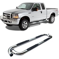 Stepbar / runningboard rustfri stl Ford F250/F350 Super Cab 1999 til 2016