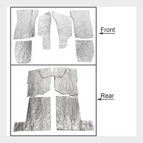 Corvette Carpet Insulation set Coupe 1968-77, part (26703 - 26704)