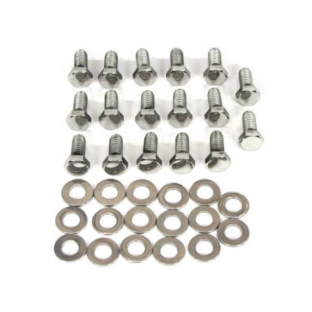 Boltst bundkar poleret rustfri stl Ford C6 (Gardner-Westcott 56236-HSP - 7A194-2KB)