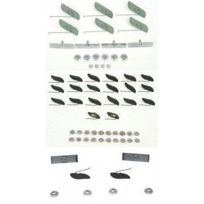Clips st for udvendige lister Chevrolet 1955 (Eck. 57-135507-1) Trim Retainer Kits