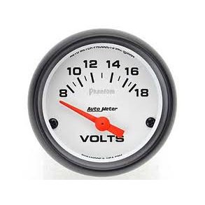 Auto Meter Phantom voltmeter dia. 2-1/16