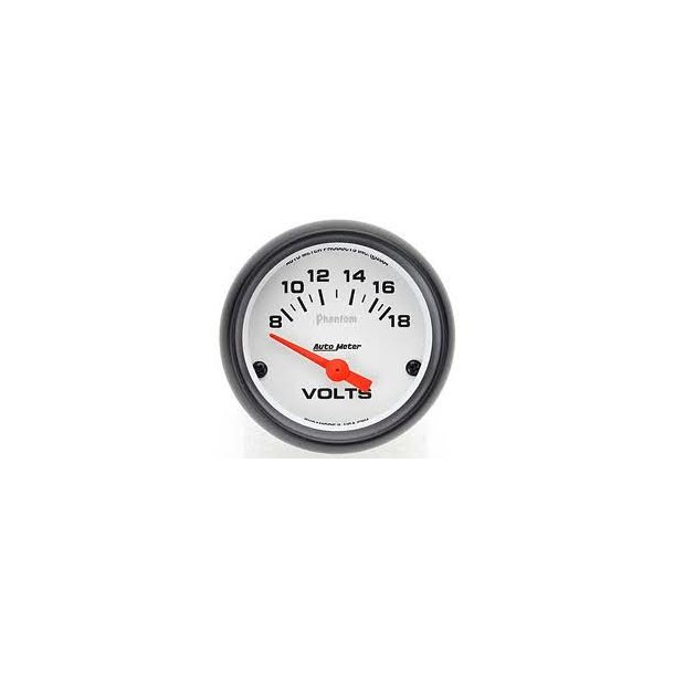 Auto Meter Phantom voltmeter dia. 2-1/16"