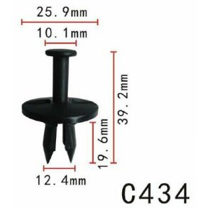 Clips for panelliste m.m. (GM 5973400 - 12757 - C434)