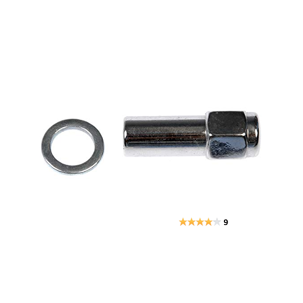 Hjulmtrik 7/16-20 chrome m. 17,3mm. Styr ca. 35mm. (DOR 611-083 - 8852 - C8852 - 84177)