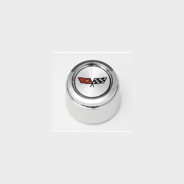 Corvette Wheel Center Cap, Chrome  1982