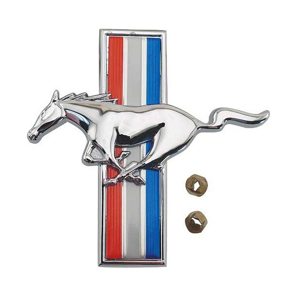 Emblem Grille Mustang 1971 til 1973 (4445542 - D1ZZ8213B)