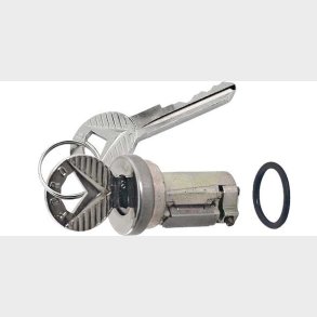 Bagklapl�s med 2 n�gler Ford Mustang 1964 til 1966 (TFA MA71075 - C50Z-6243505-B- MA71075)