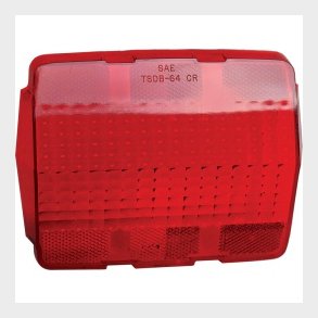 Baglygteglas m/Ford logo Mustang 1964 til 1966 (6438082 - 64-6438082 - C5ZZ-13450-A - TFAMA71051)