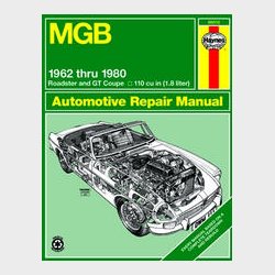 Haynes Reparations H�ndbog, MGB Roadster &amp; GT Coupe 1962 til 1980