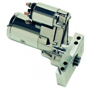 Gear mini starter 1,4kw = 1,9hp Chrome Chevrolet S/B & B/B 1955 til 1996 (66259 - R3910C - 393.1019)