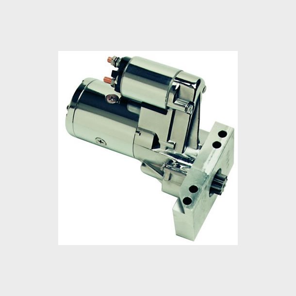 Gear mini starter 1,4kw = 1,9hp Chrome Chevrolet S/B &amp; B/B 1955 til 1996 (66259 - R3910C - 393.1019)