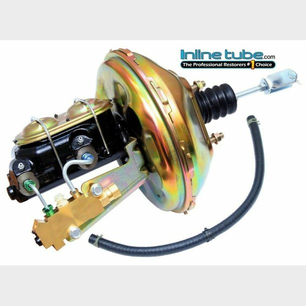 Bremseforst�rker med hovedcyl. og reduktionsventil GM  (Inline Tube 6770CBKU)