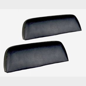 Corvette Headrest Covers, Leather, 1968-69 