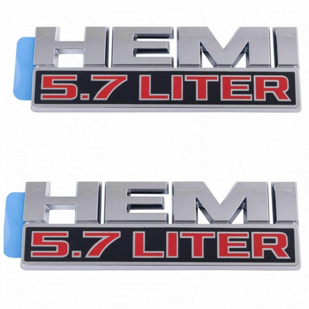 Emblem 5.7 Liter HEMI S�t med 2 stk. (68149700AB)