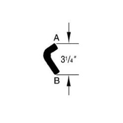 K�lerslange By-pass slange (AC Delco 14207S - Dayco 70001 - Gates 20338)